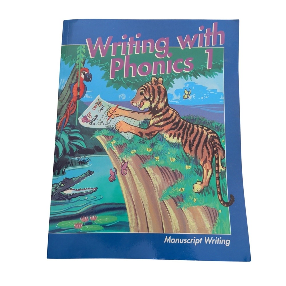 Abeka Writing with Phonics 1 Manuscript Writing Workbook 1st Grade 1989 Vintage